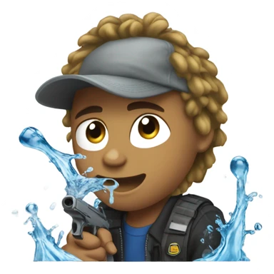 Jayden Daniels with a water gunk sticker