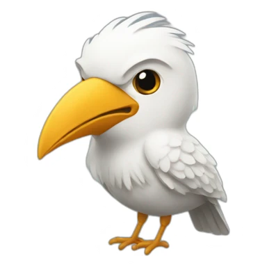 Oiseau qui fait caca sticker