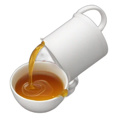 Tea spill sticker