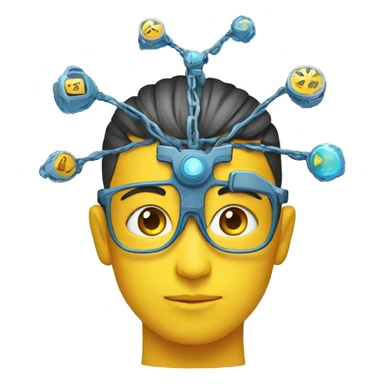 Balancing mind and tech  sticker