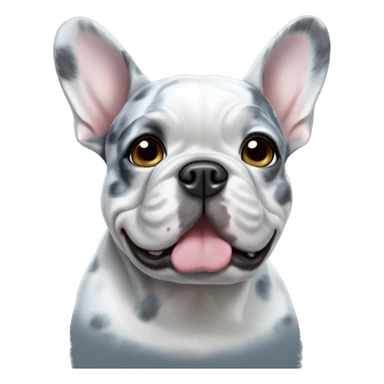Blue merle french bulldog sticker