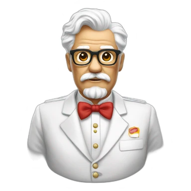 colonel sanders sticker