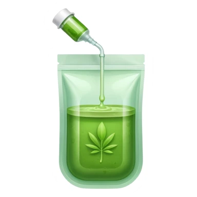 Matcha in iv bag sticker