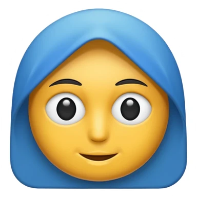 Mavi kutucuğun içerisinde beyaz tik sticker