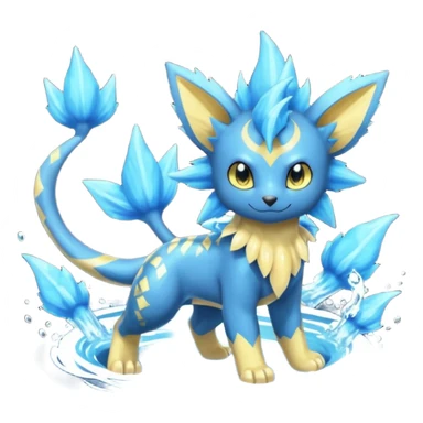 Luxio-Luxray-Vaporeon-Dewott-fusion sticker