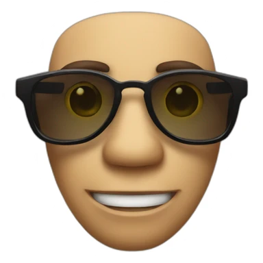 Rana con gafas sticker