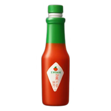 sriracha sauce bottle sticker