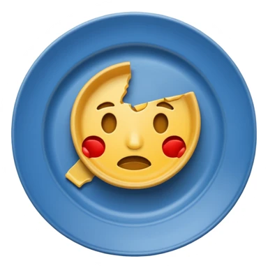 broken plate emoji sticker