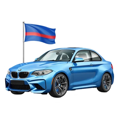 Bmw m2   Flag  sticker