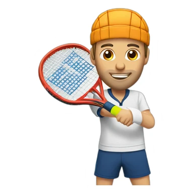 Padel tennis sticker