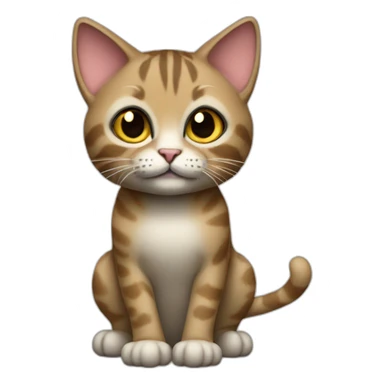 Pixie-Bob Cat Full Body sticker
