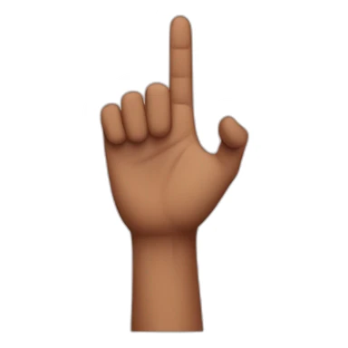 for finger who form a z sticker