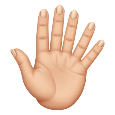 U shape fingers emoji create sticker
