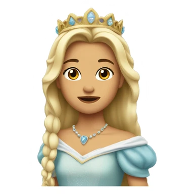Princess llorando sticker