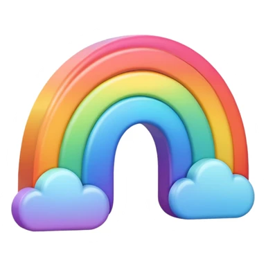 Rainbow pastel  sticker