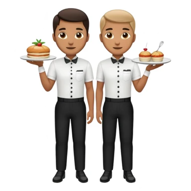 waiters full body sticker