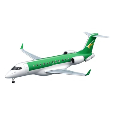 Embraer E-Jet - Embraer (Model Year: 2021) (Iconic colour: Green with white) sticker