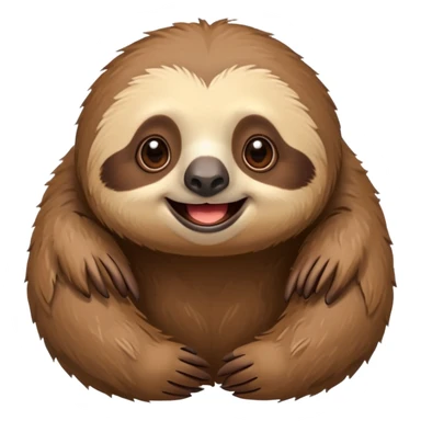 a cute sloth sticker