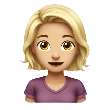 girl i don't know helpless hands up sticker