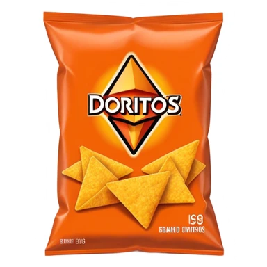 snack Doritos brand, packaging sticker