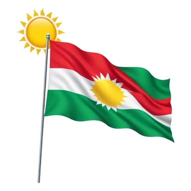 Kurdistanflag sticker