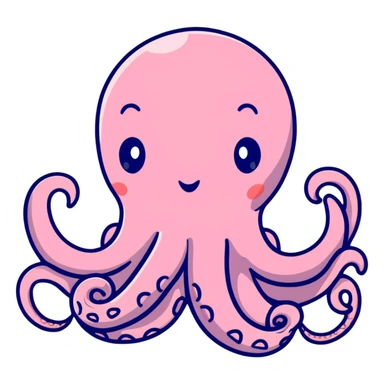 cute octopus sticker