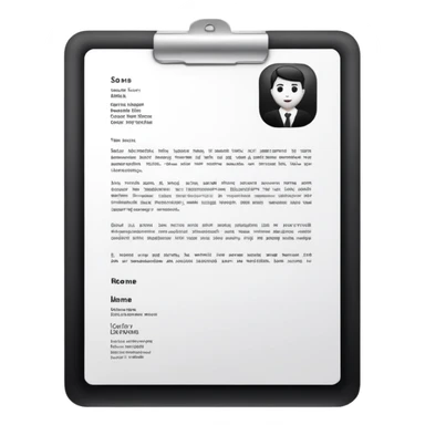 resume letter sticker