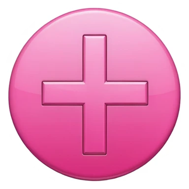 mac os icon pink cross join add sticker