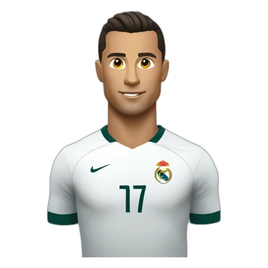 Cr7 retourné sticker
