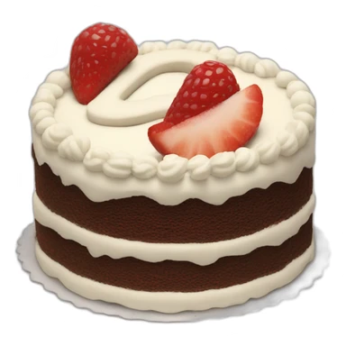 Cake with number 29 sticker