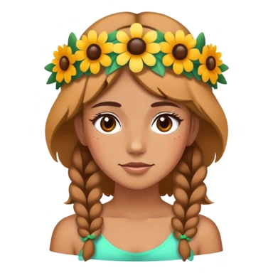 Girl at festival  sticker