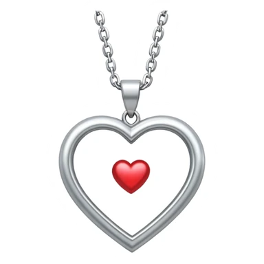 pendant with a meaningful symbol like a heart or infinity sign on a delicate chain sticker