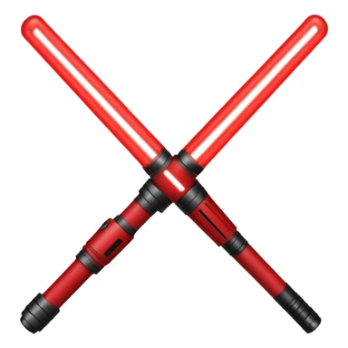 thick red lightsaber sticker