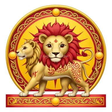 پرچم شیرخورشید ایران sticker