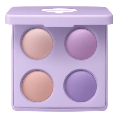 eyeshadow box pastel purple  sticker