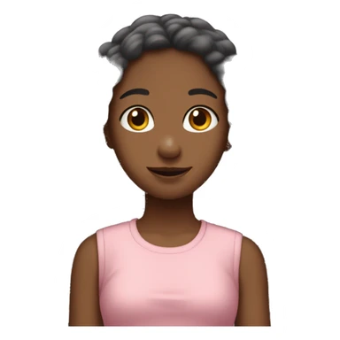 Un emoji d'une fille qui crie le nom " Khalil" sticker