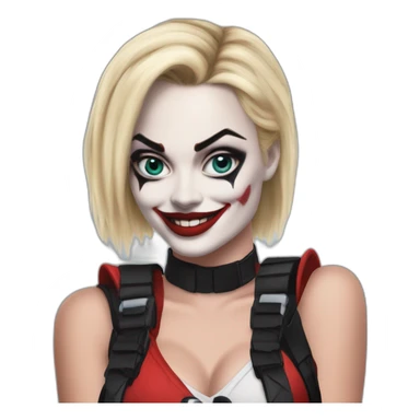 Margot Robbie as Harley Quinn sticker