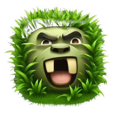 jungle position icon in grass shape league of legends sticker