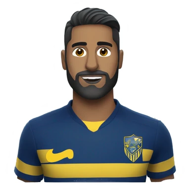Boca juniors pelad barba sticker