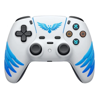 manette ps5 avec les ailes d'anges sticker