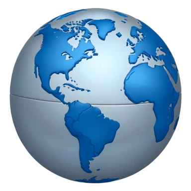 globe with .com text sticker