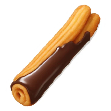 Chocolate dipped churro sticker