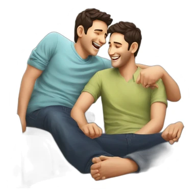 mahesh babu laughing together sticker