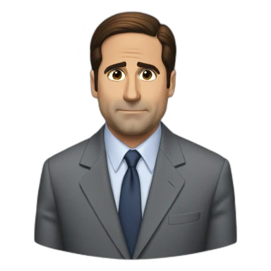 Michael Scott dunder mifflin sticker