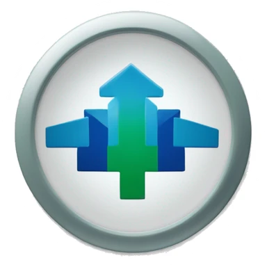 a bank logo with blue and green in middle ComBank sticker