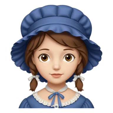 1800's european female sticker