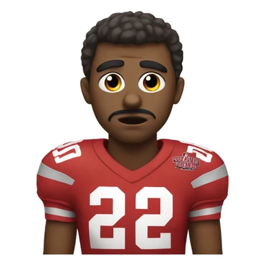 Sad buckeye fan sticker