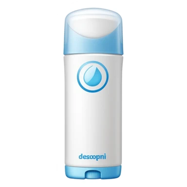 Deodorant, front view sticker