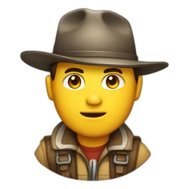 explorer pokerface  , head sticker