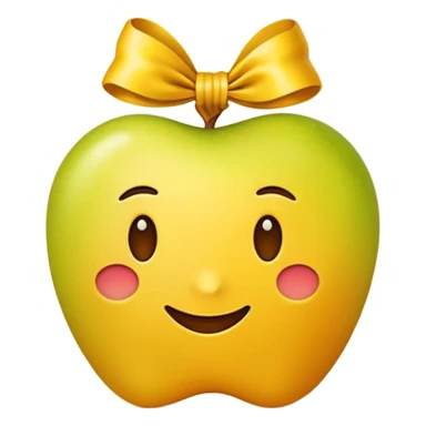 Apple-style emoji, minimal shading, simple gradients.
Keep the original emoji style and shape exactly the same.
Change the ribbon color to a vivid yellow.
Flat emoji style, clean vector look, no extra elements, no text, transparent background. sticker